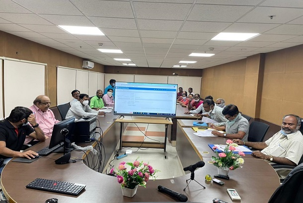 Photographs of Nidhi Aapke Nikat through webinar Meeting for the Month of JUNE-2022 on 10/06/2022. – RO, Hyderabad- II (Madhapur)